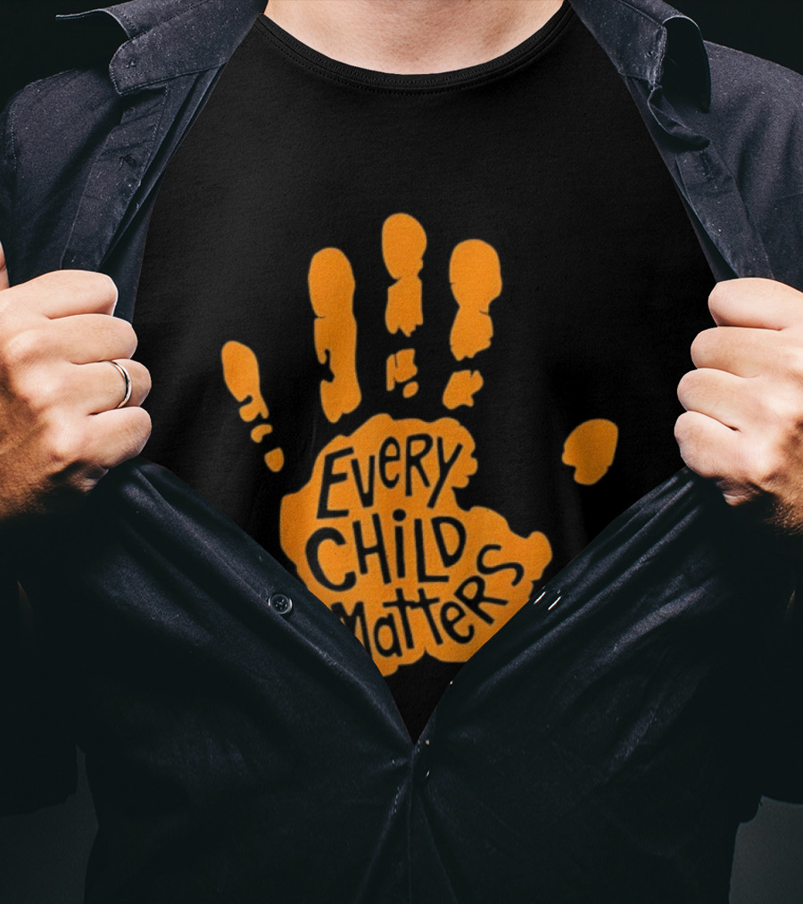 Every Child Matters Orange Handprint T-Shirt