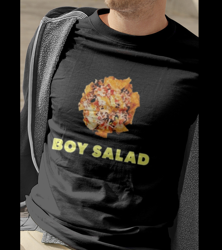 Giant Bomb Boy Salad Colorful Text Nachos T-Shirt