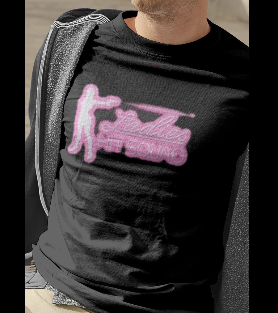 Corteiz Store Ladies Hit Squad Baby Silhouette Pink Neon T-Shirt