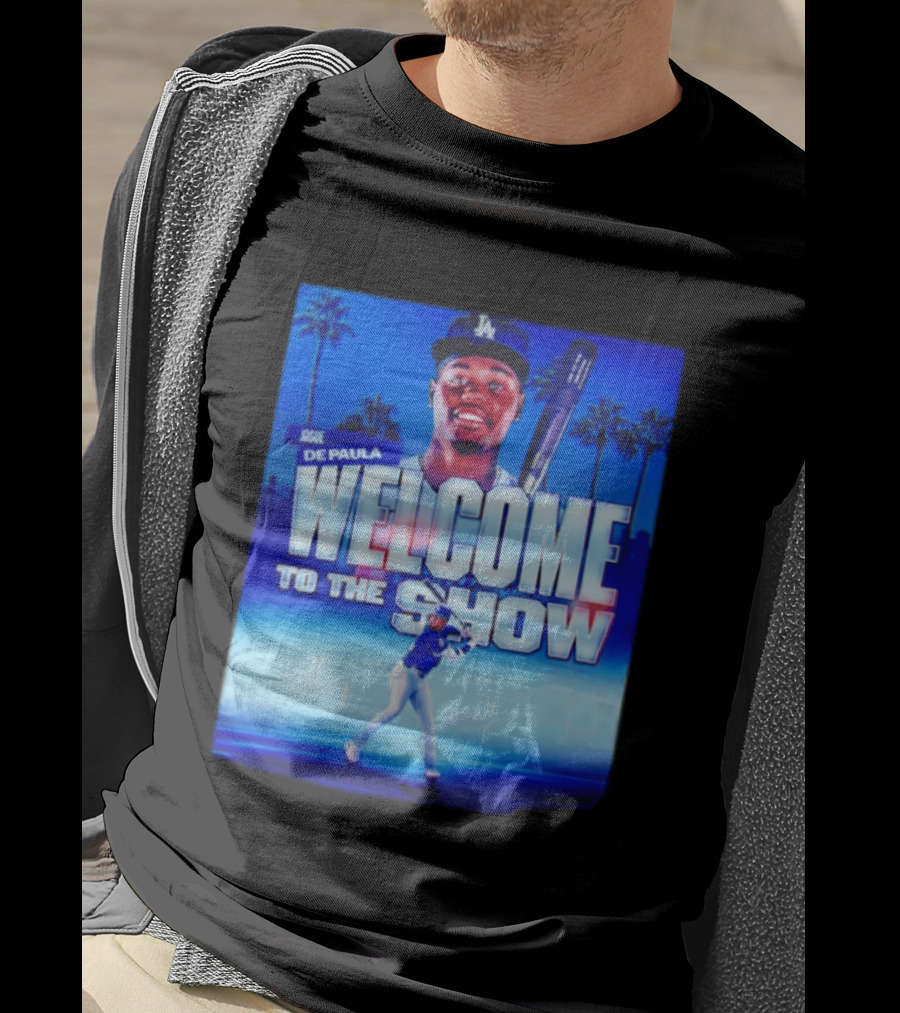 Josue De Paula Welcome To The Show Los Angeles Dodgers T-Shirt