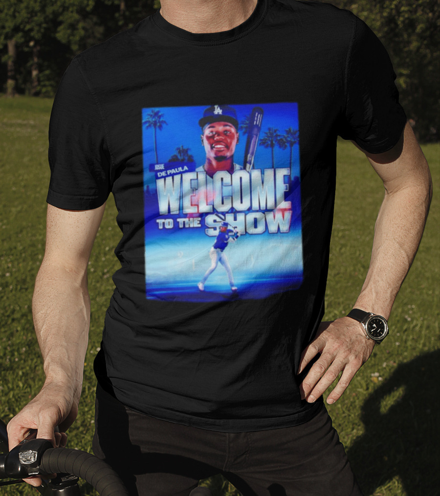 Josue De Paula Welcome To The Show Los Angeles Dodgers T-Shirt