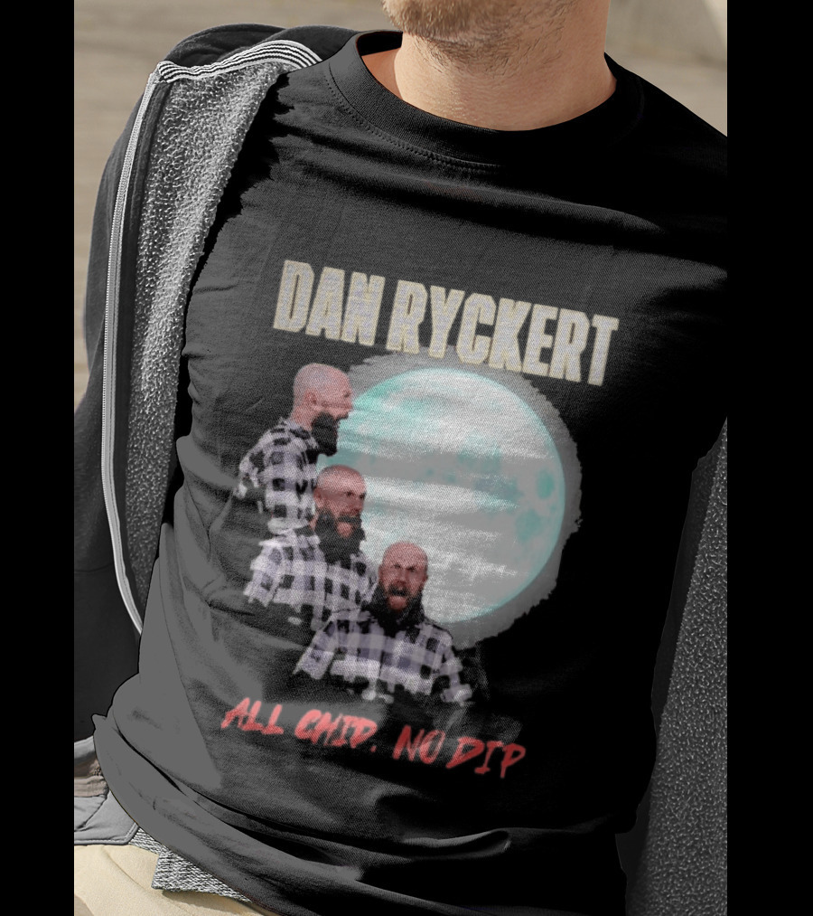 Dan Ryckert All Chip No Dip Plaid Moon Expression Series T-Shirt