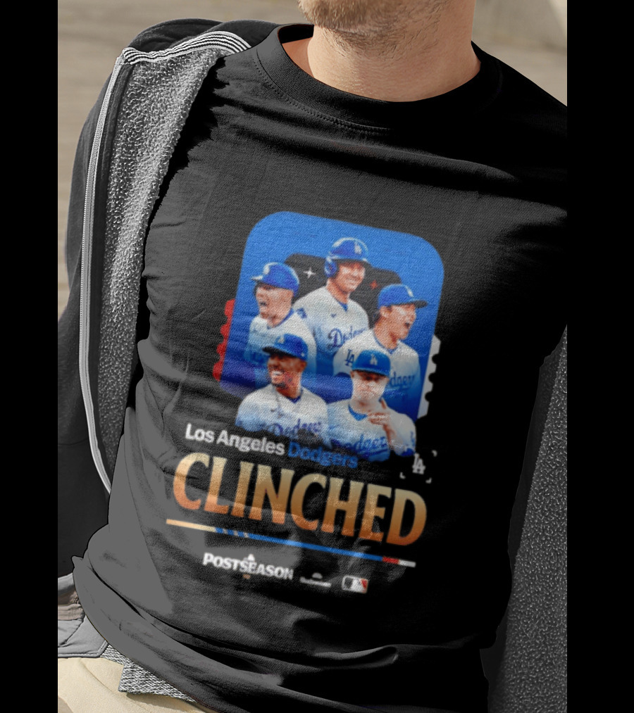 Los Angeles Dodgers Clinched 2026 MLB Postseason Celebration T-Shirt