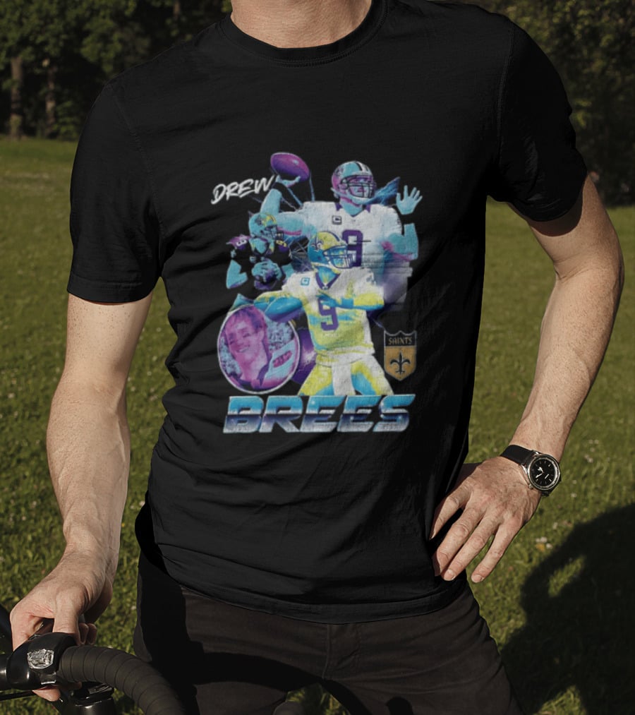 Drew Brees New Orleans Saints Pro Football Hall Of Fame 2026 Collage Saints T-Shirt
