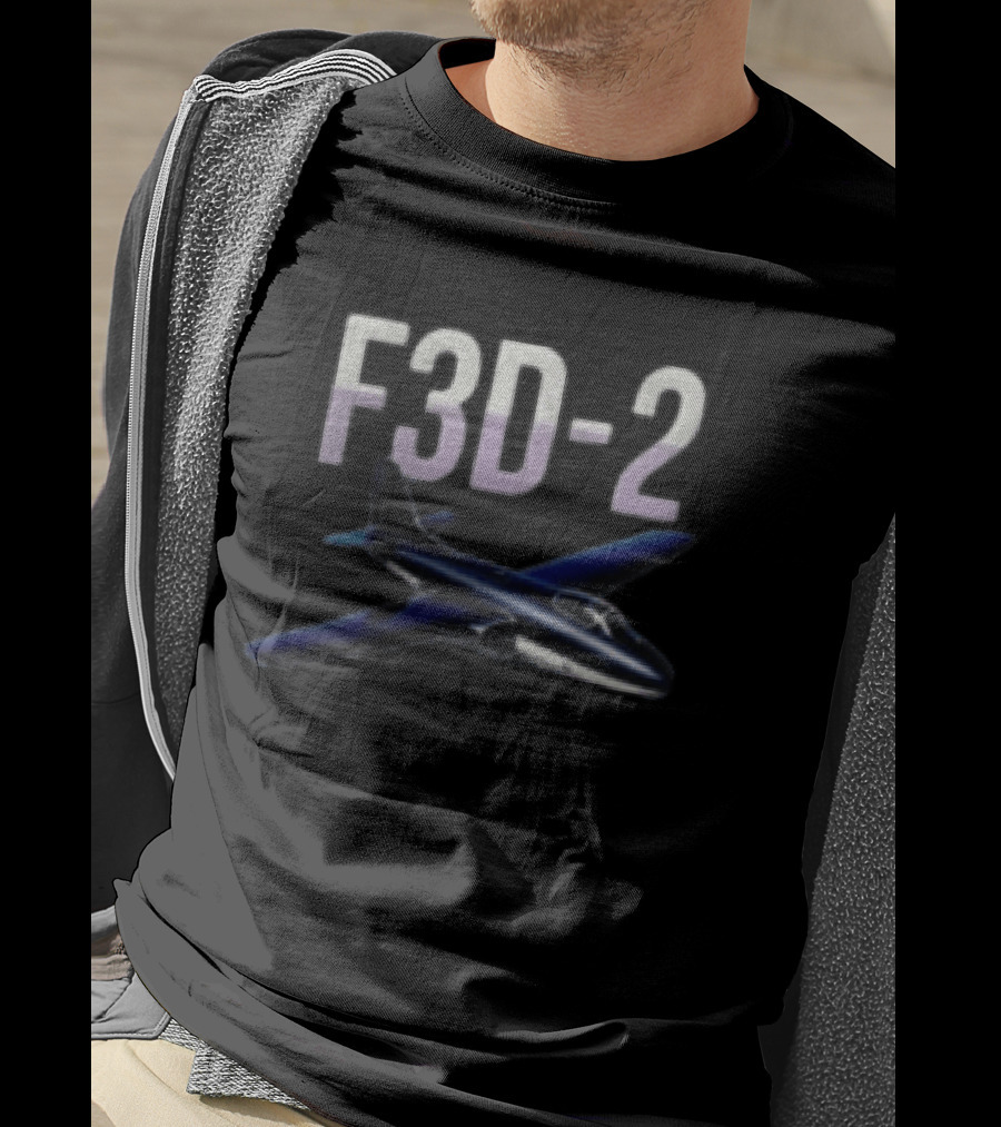 F3D 2 Night Fighter Aircraft Vintage Radar Es T-Shirt