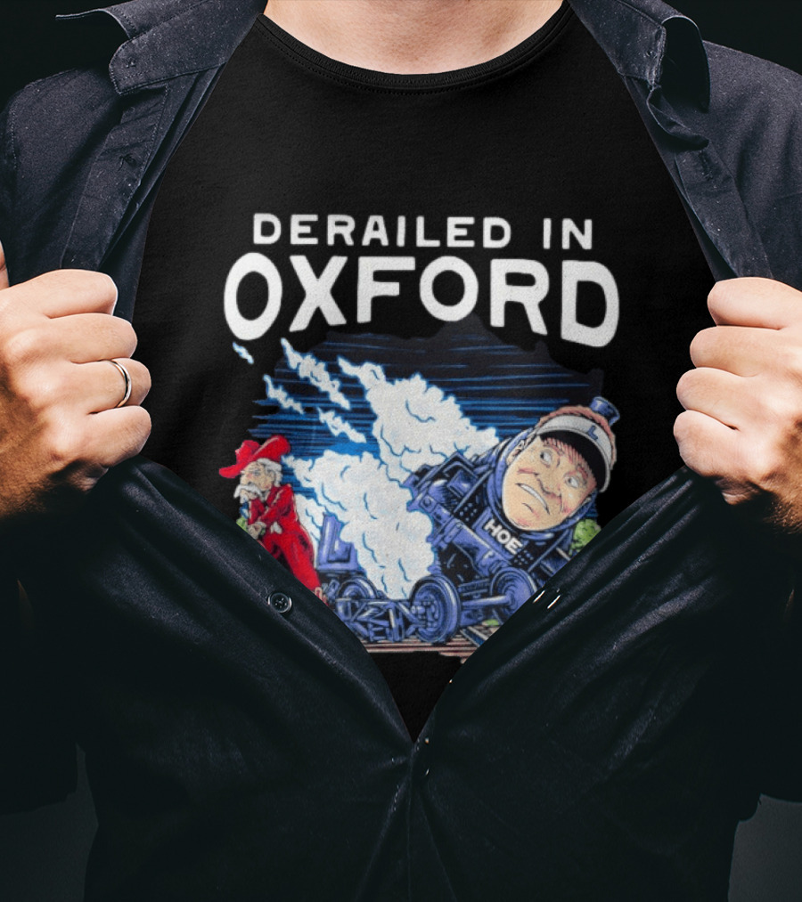 Derailed In Oxford Ole Miss Rebels Train Image T-Shirt