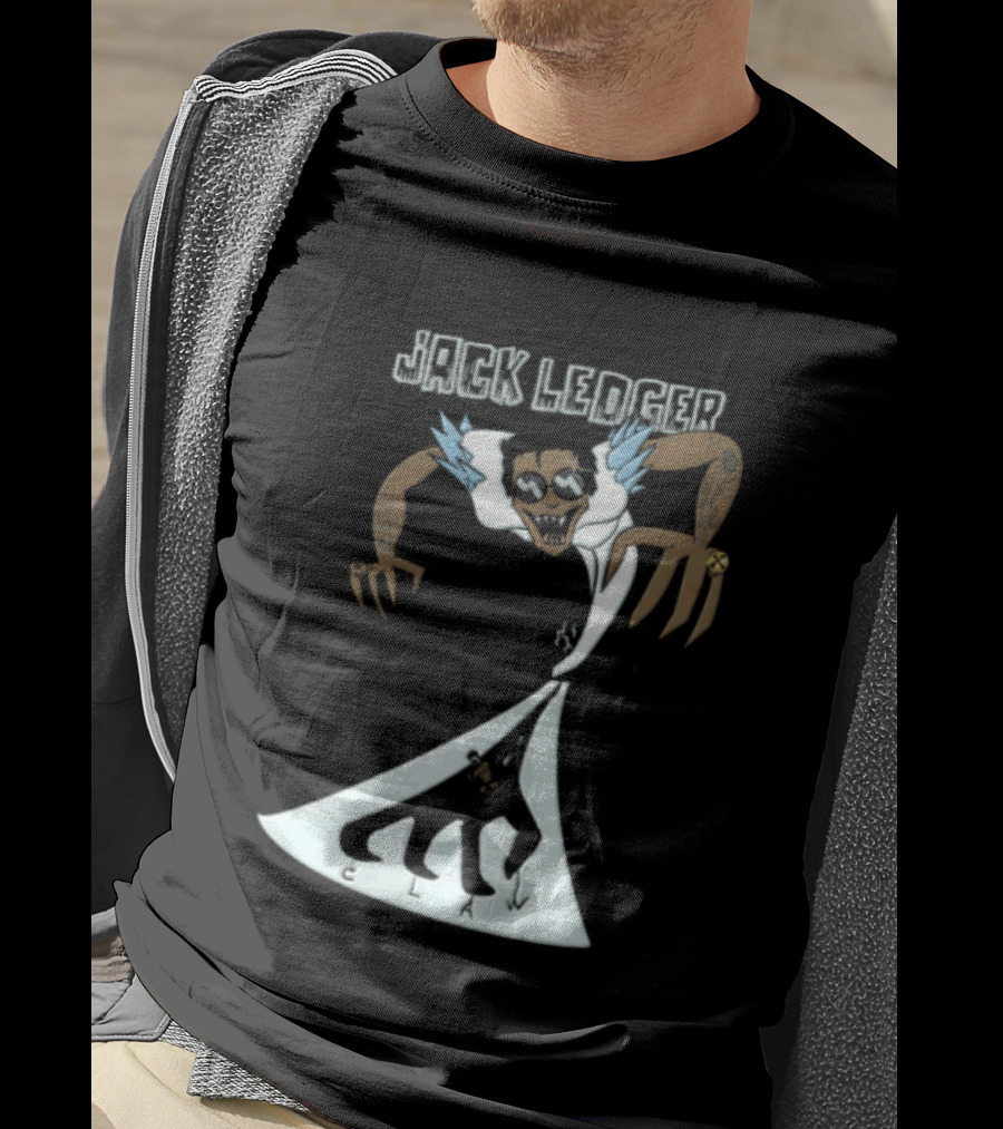 Jack Ledger Horror Character Summoning Creepy Figure T-Shirt