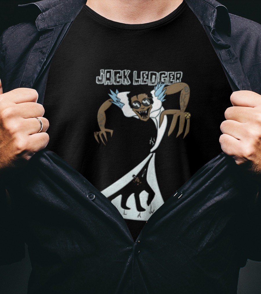 Jack Ledger Horror Character Summoning Creepy Figure T-Shirt