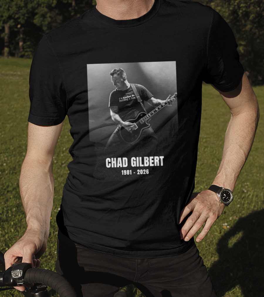 Chad Gilbert 1981 2026 I'd Rather Be Petting A Dog T-Shirt