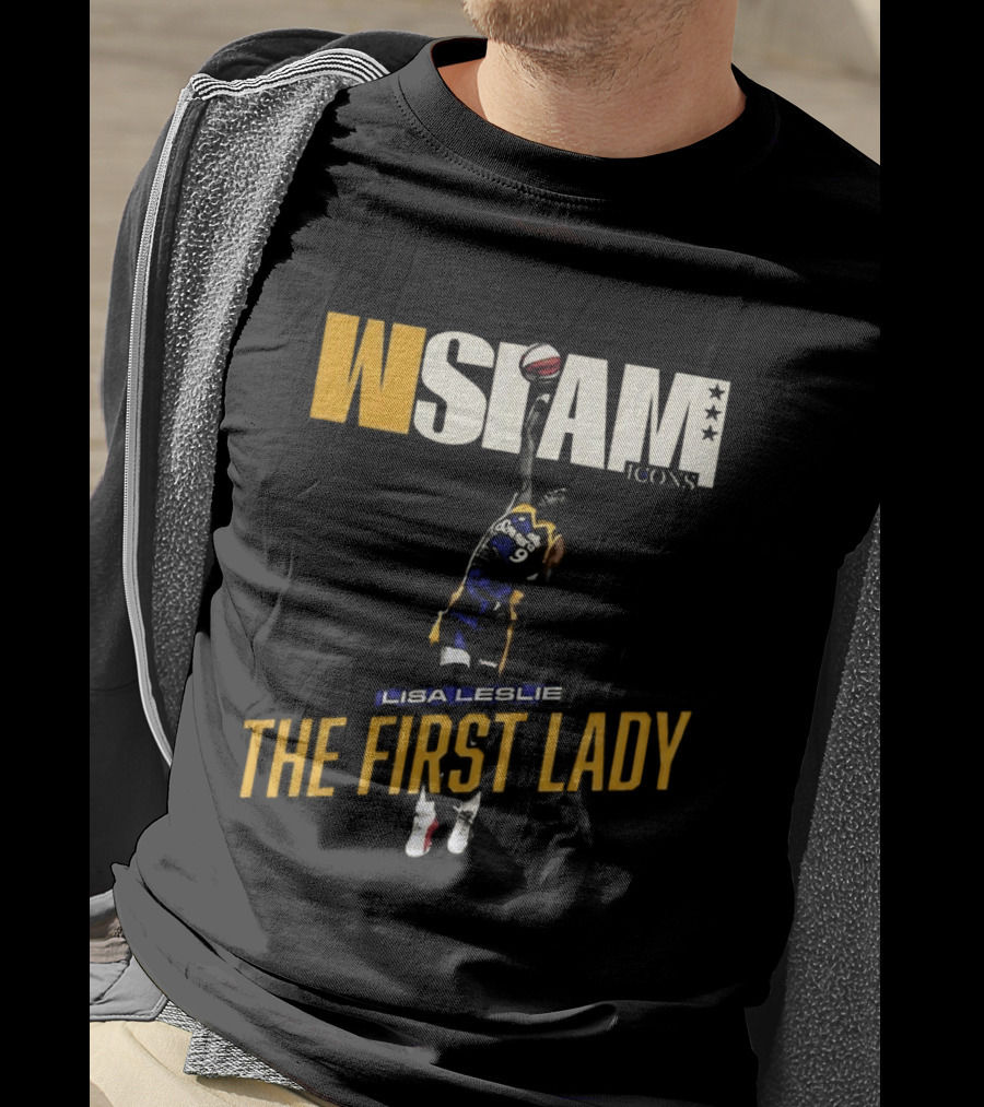 Slam Los Angeles Lisa Leslie The First Lady Court Origins Cover T-Shirt