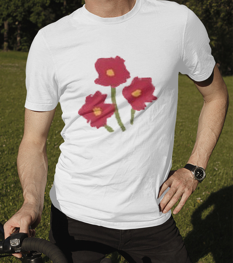 Ellie Holcomb Flowers For No Reason Red Poppies T-Shirt