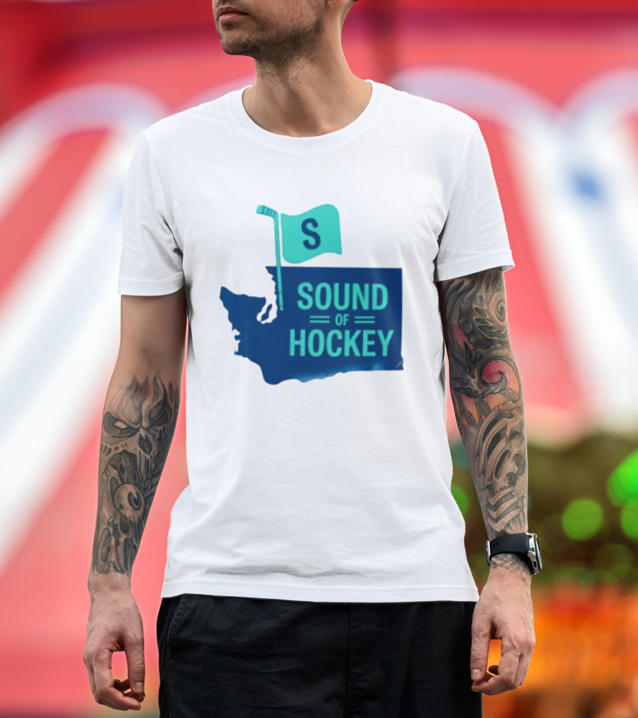Seattle Kraken Sound Of Hockey State Flag S T-Shirt