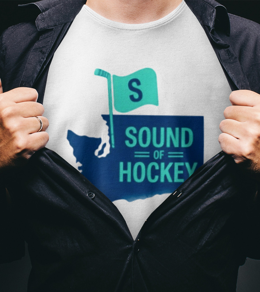 Seattle Kraken Sound Of Hockey State Flag S T-Shirt