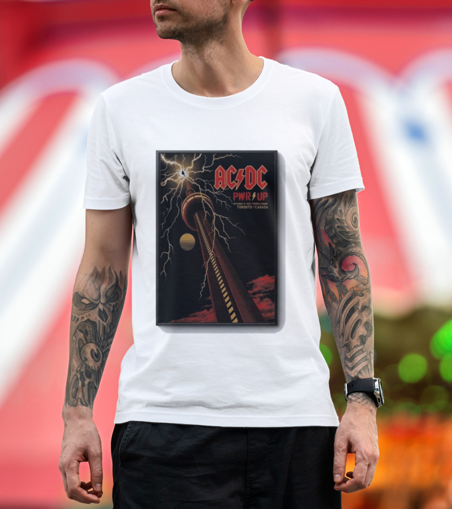 AC DC PWR UP Toronto Canada 2026 Rogers Stadium Concert T-Shirt