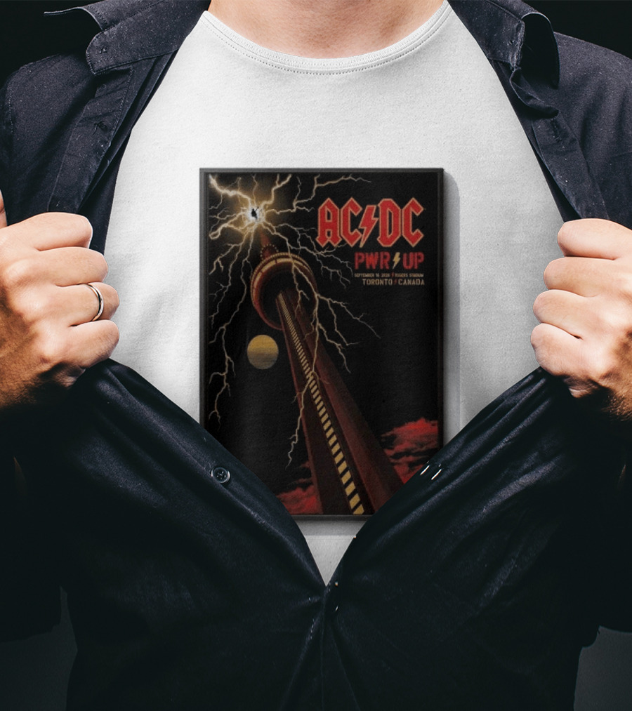 AC DC PWR UP Toronto Canada 2026 Rogers Stadium Concert T-Shirt