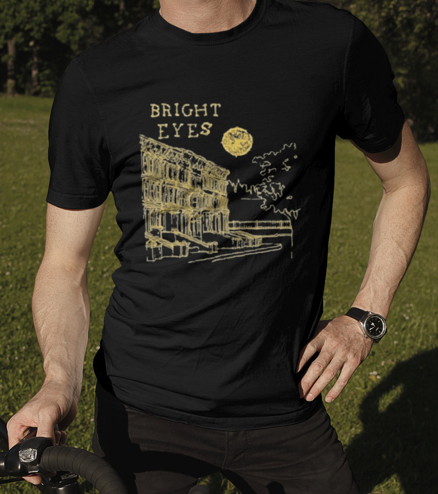 Bright Eyes I'm Wide Awake It's Morning Sun And Building Scene T-Shirt