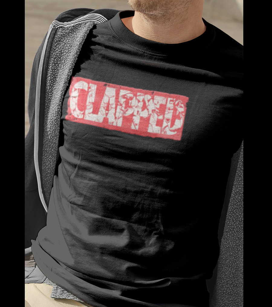 Clappedmob Raw Cut Halloween Horror Characters T-Shirt