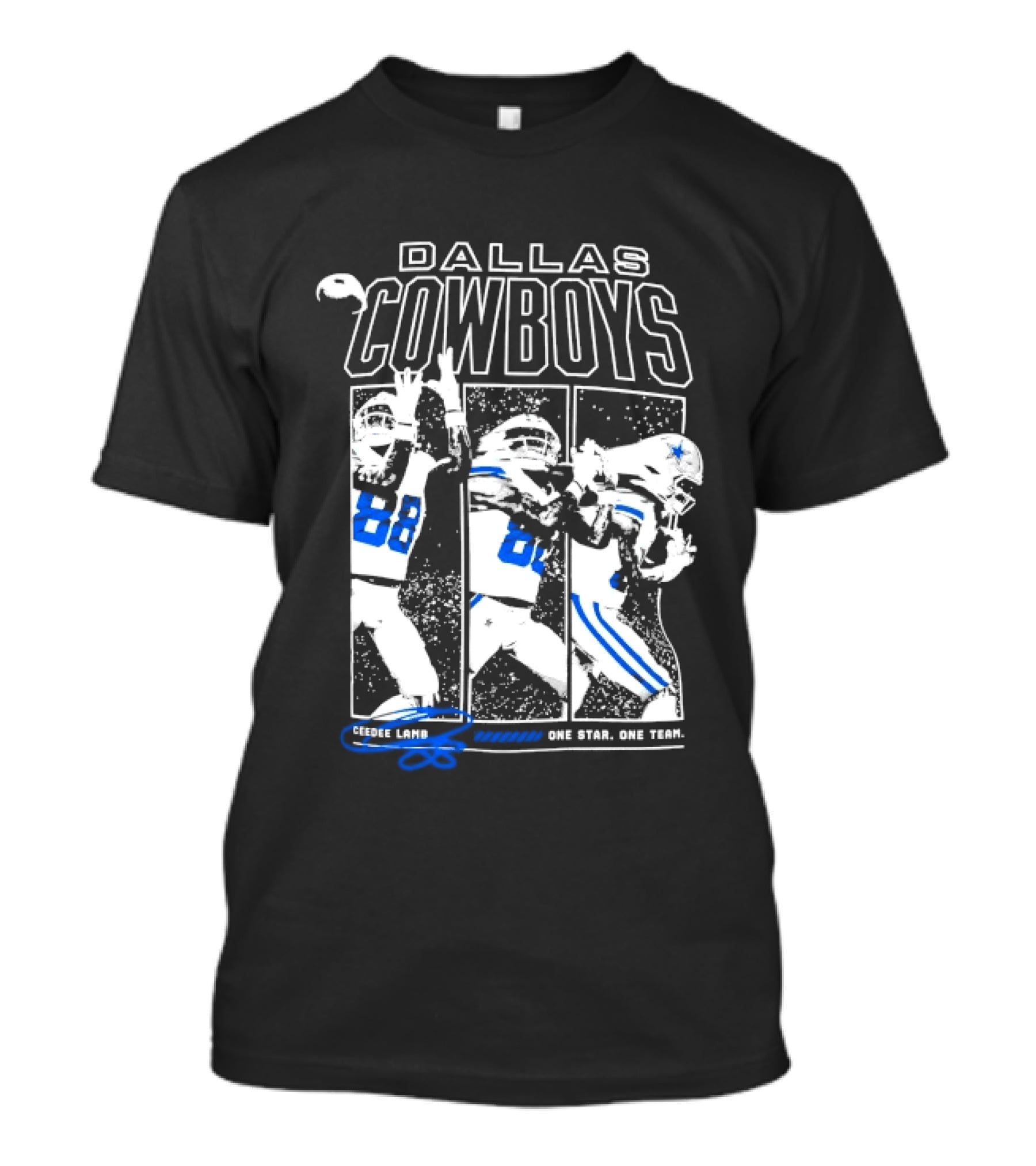Dallas Cowboys CeeDee Lamb 88 One Star One Team T-Shirt