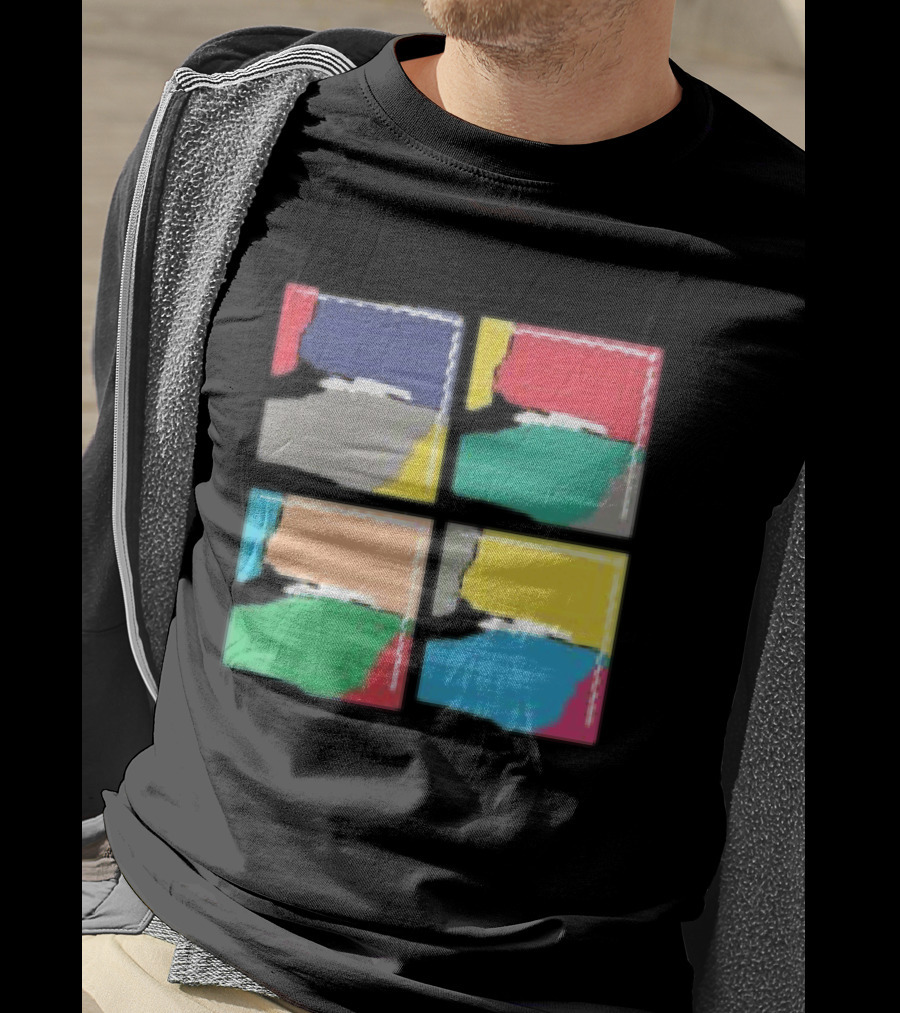 Genesis Abacab 45th Anniversary Multicolor Blocks T-Shirt