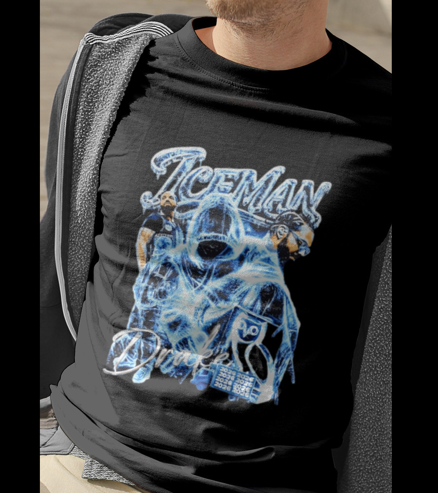 Drake Iceman 2026 Halloween Blue Neon T-Shirt