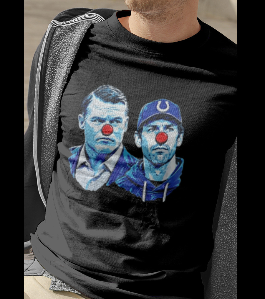 Indianapolis Colts Matt Ryan Red Clown Noses Two Men T-Shirt