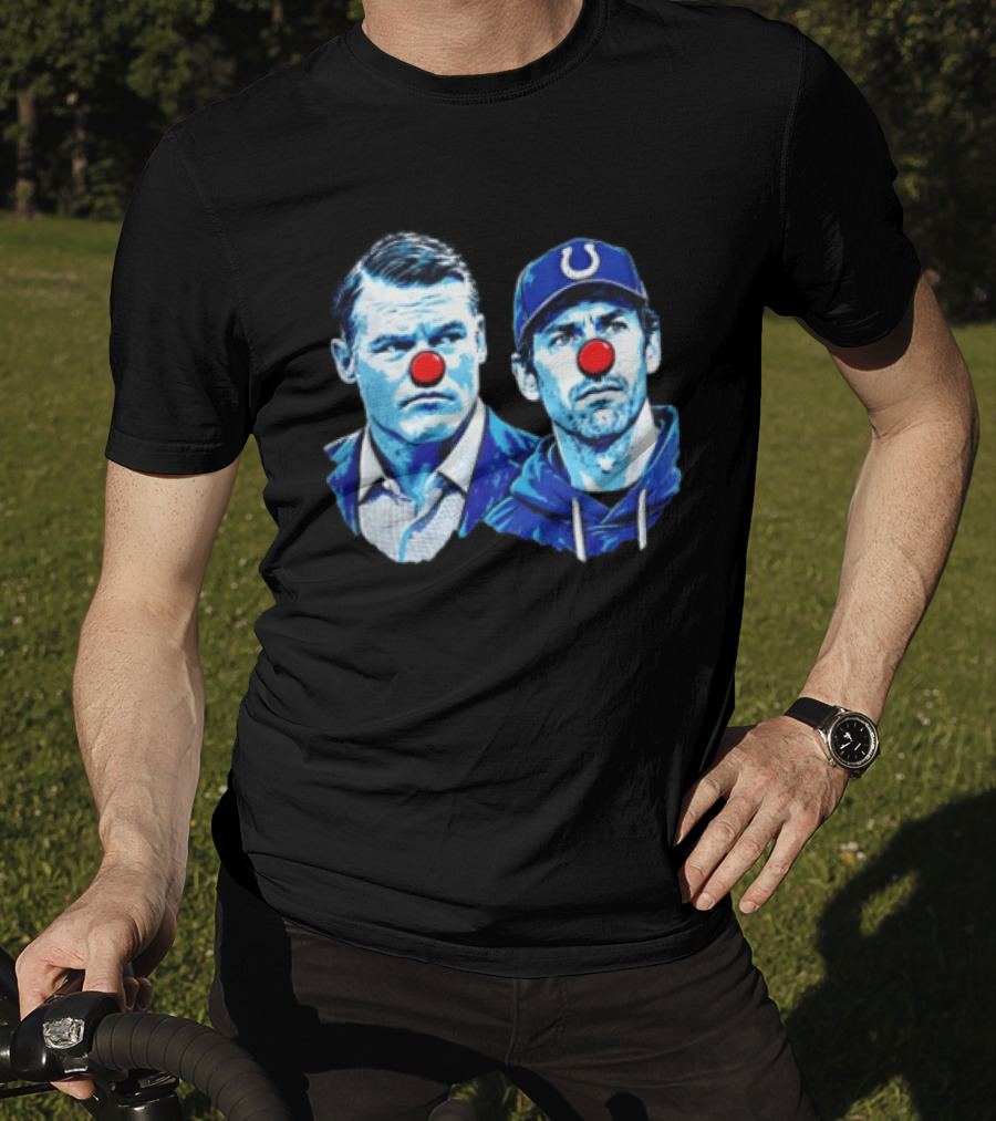 Indianapolis Colts Matt Ryan Red Clown Noses Two Men T-Shirt