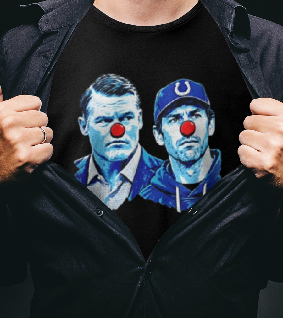 Indianapolis Colts Matt Ryan Red Clown Noses Two Men T-Shirt