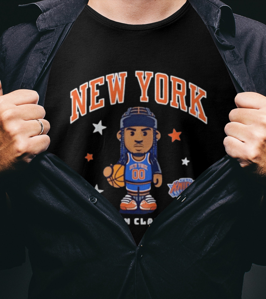 New York Knicks Jordan Clarkson Cartoon T-Shirt