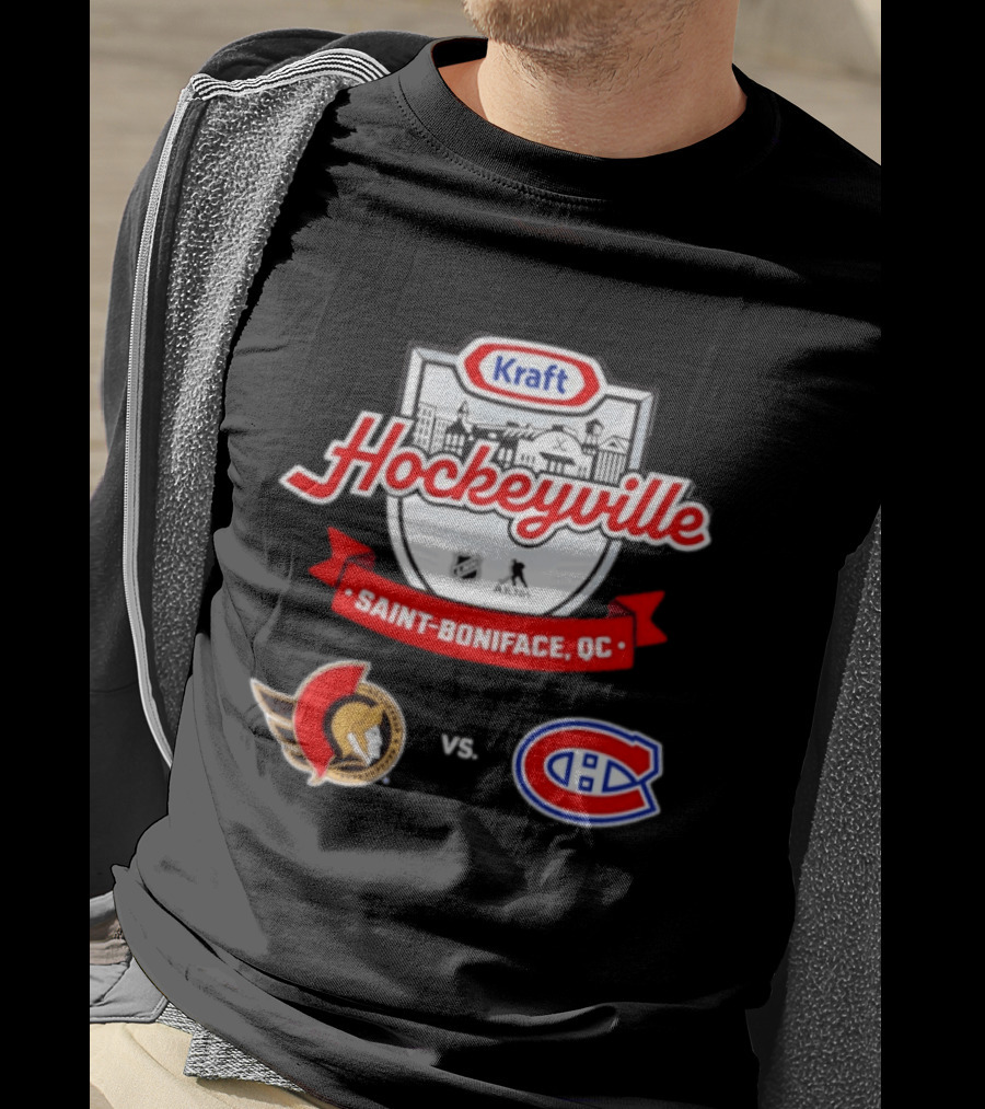 Kraft Hockeyville Saint Boniface QC Ottawa Senators Vs Montreal Canadiens NHL AHL Matchup T-Shirt