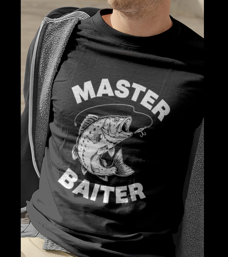 Master Baiter Fishing Hook Fish T-Shirt