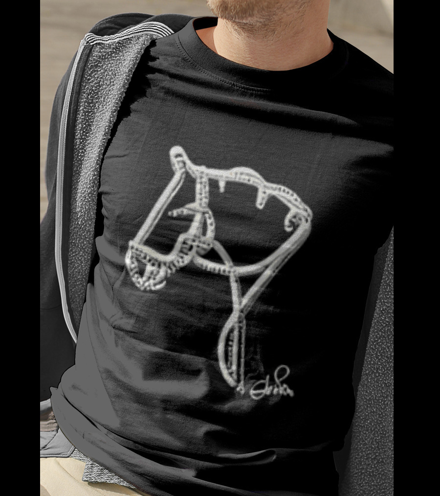 Lover Saraatit Done A Gathinb Apn Smapl Lack Horse Sketch T-Shirt
