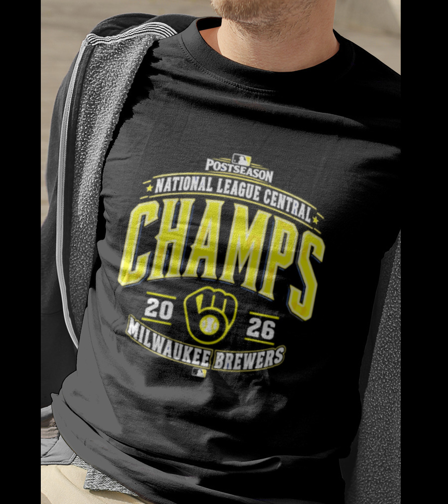 Milwaukee Brewers National League Central Champs 2026 T-Shirt