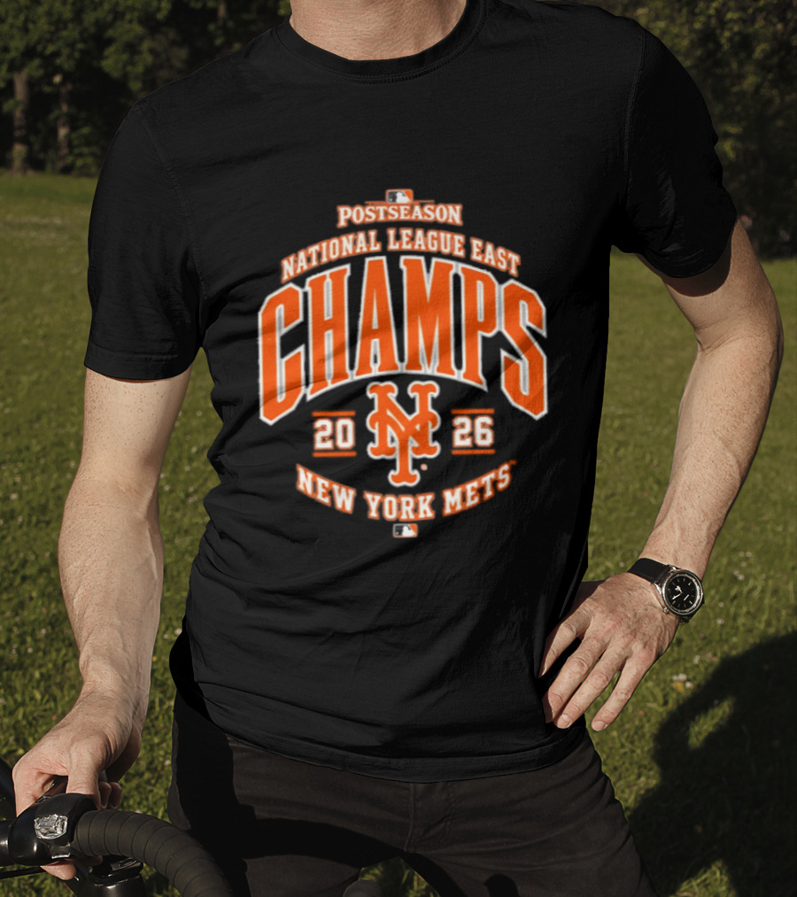 New York Mets 2026 National League East Champs Postseason T-Shirt