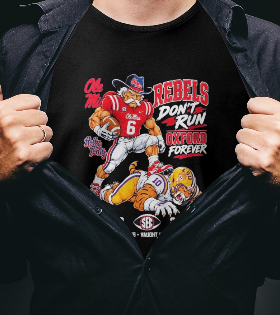 Ole Miss Rebels Victory 32 24 Over LSU September 19 2026 Vaught Hemingway Stadium T-Shirt