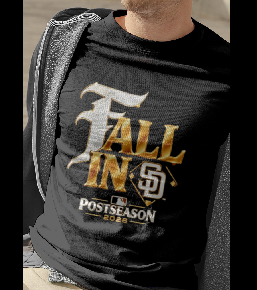 San Diego Padres Fall In SD Postseason 2026 MLB T-Shirt