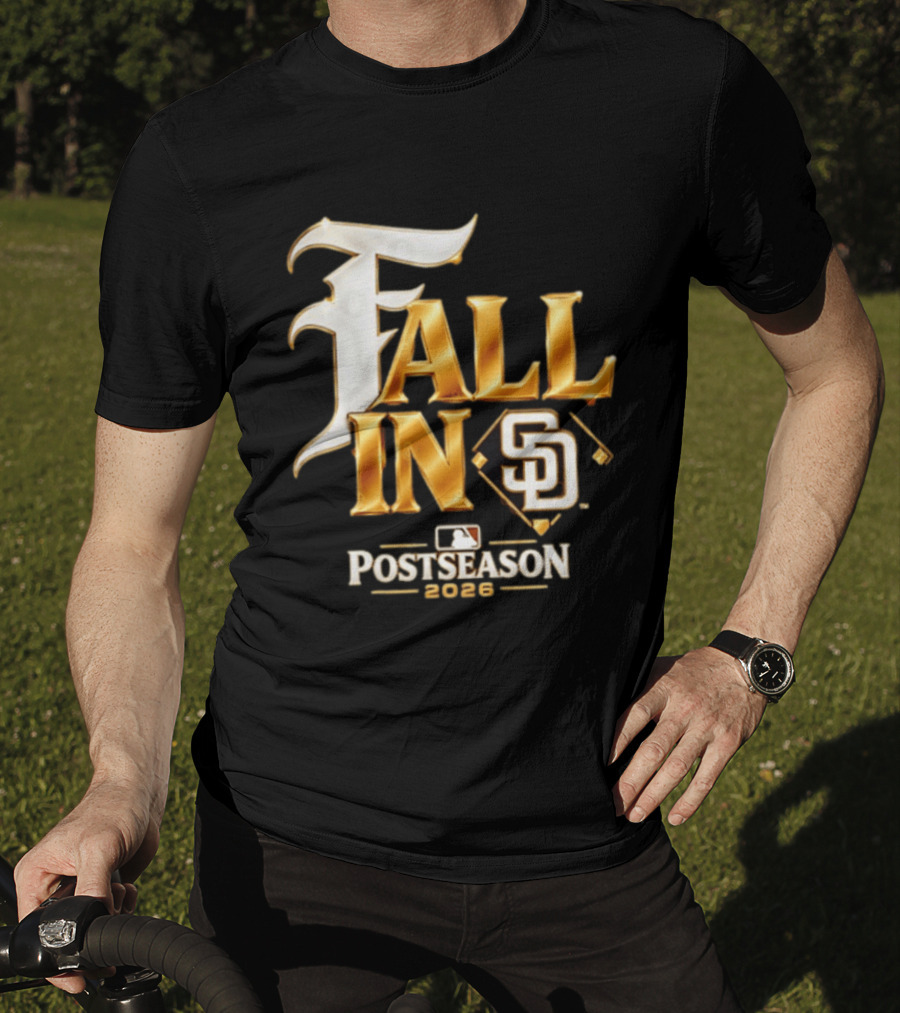 San Diego Padres Fall In SD Postseason 2026 MLB T-Shirt