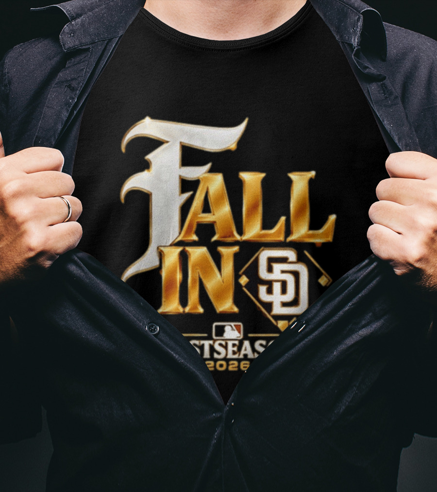San Diego Padres Fall In SD Postseason 2026 MLB T-Shirt