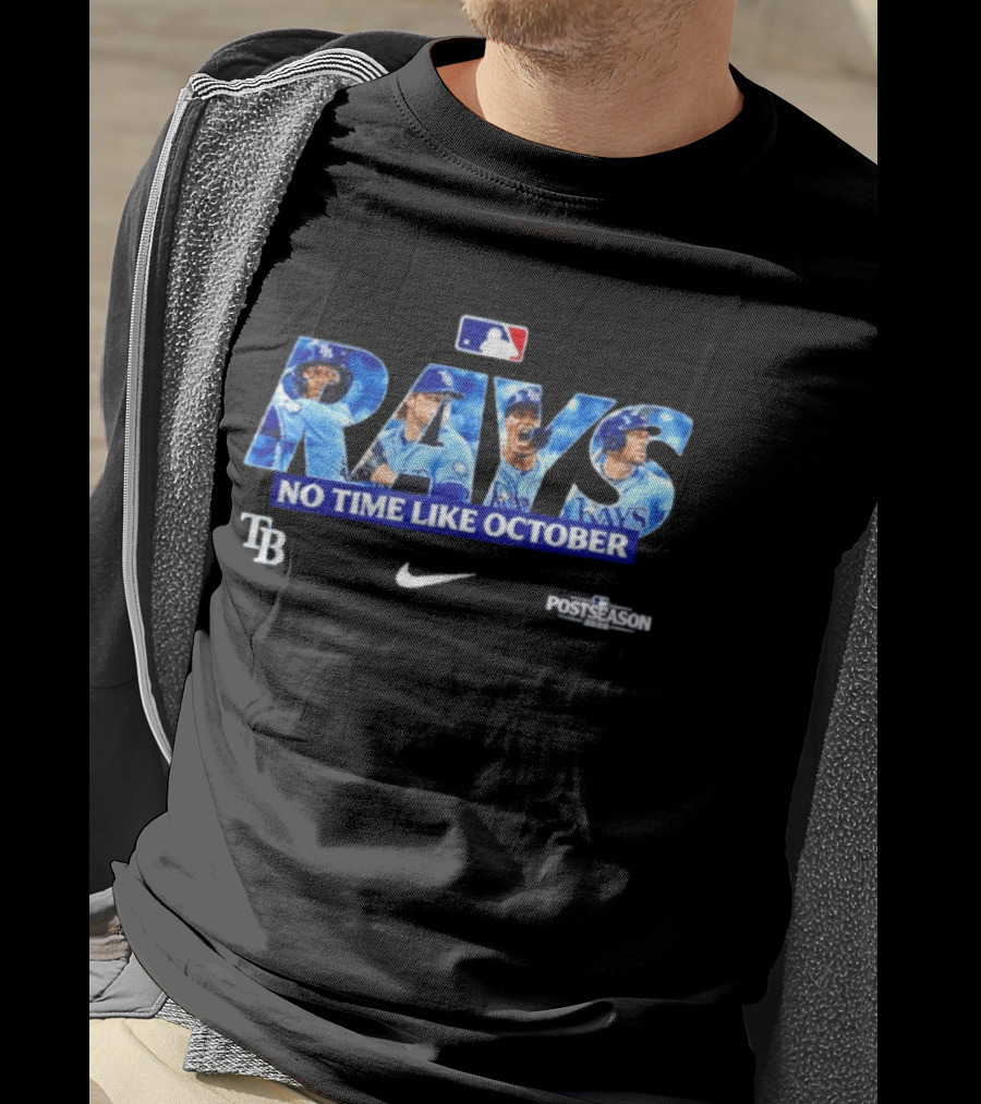 Tampa Bay Rays No Time Like October 2026 Postseason Collection MLB Nike T-Shirt