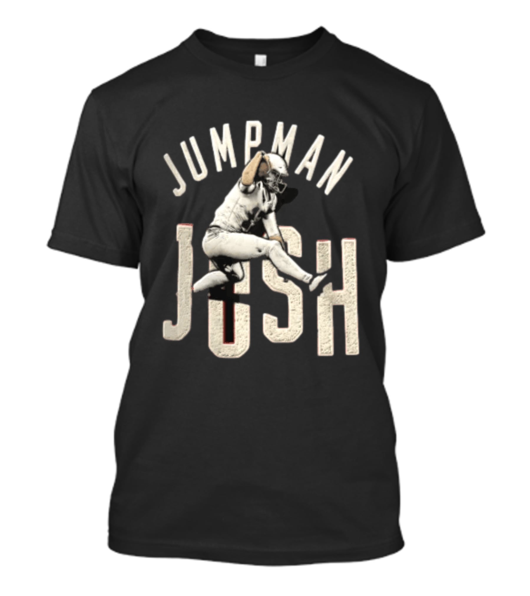 Jumpman Josh Allen Football Player Action Over Defender T-Shirt