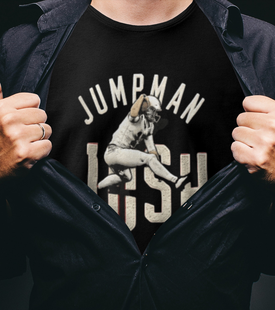 Jumpman Josh Allen Football Player Action Over Defender T-Shirt