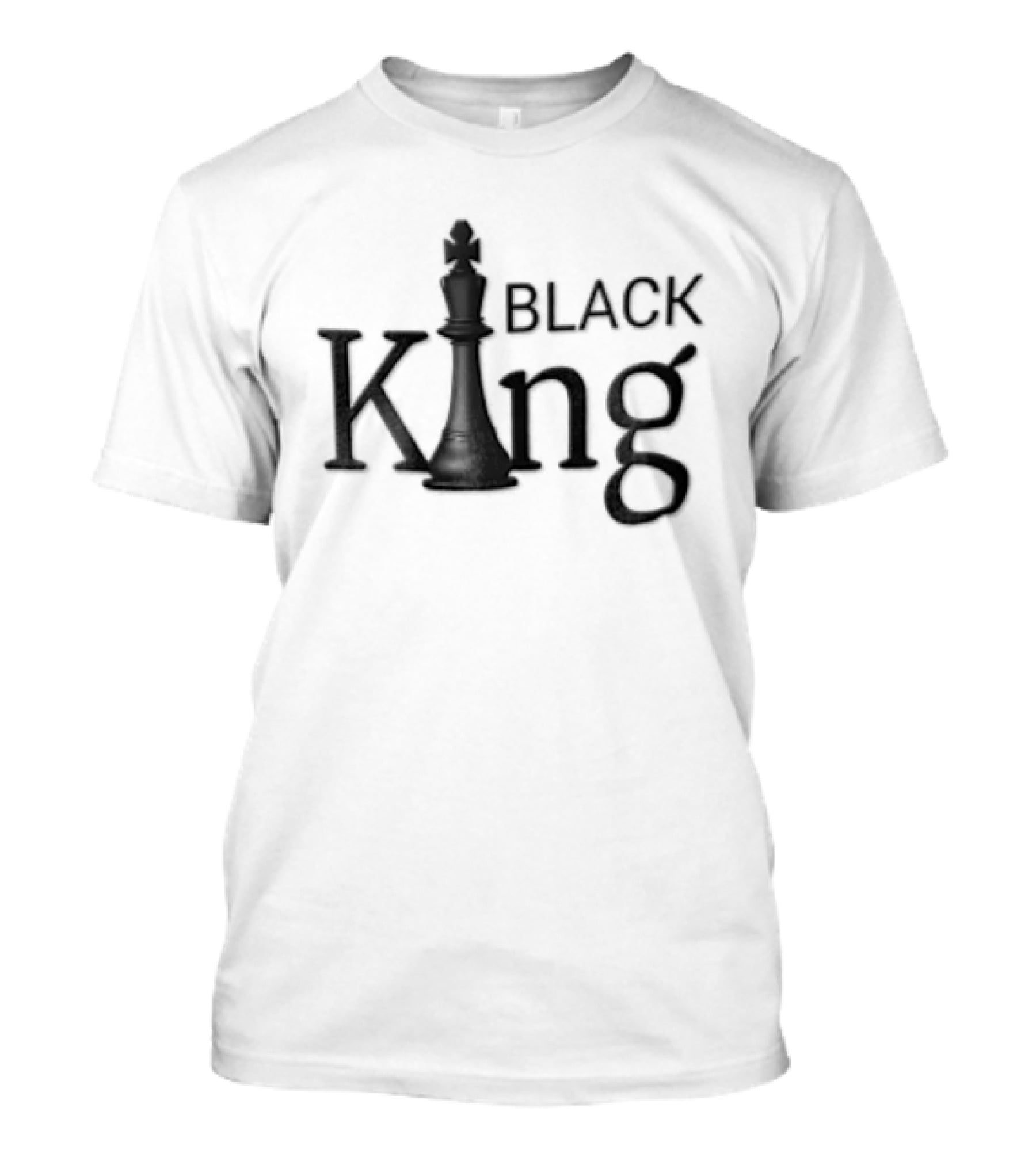 Black King Chess Piece T-Shirt