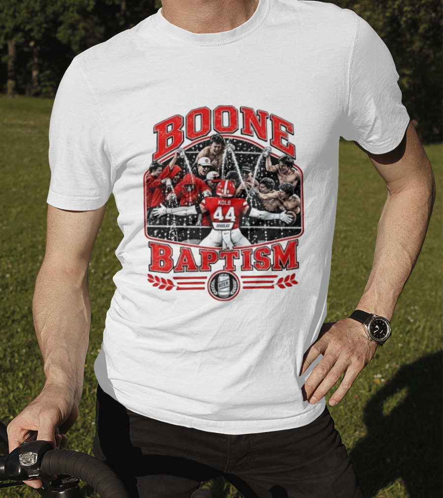 Oklahoma State Cowboys Boone Baptism Kolb 44 Football Celebration Team Spirit T-Shirt
