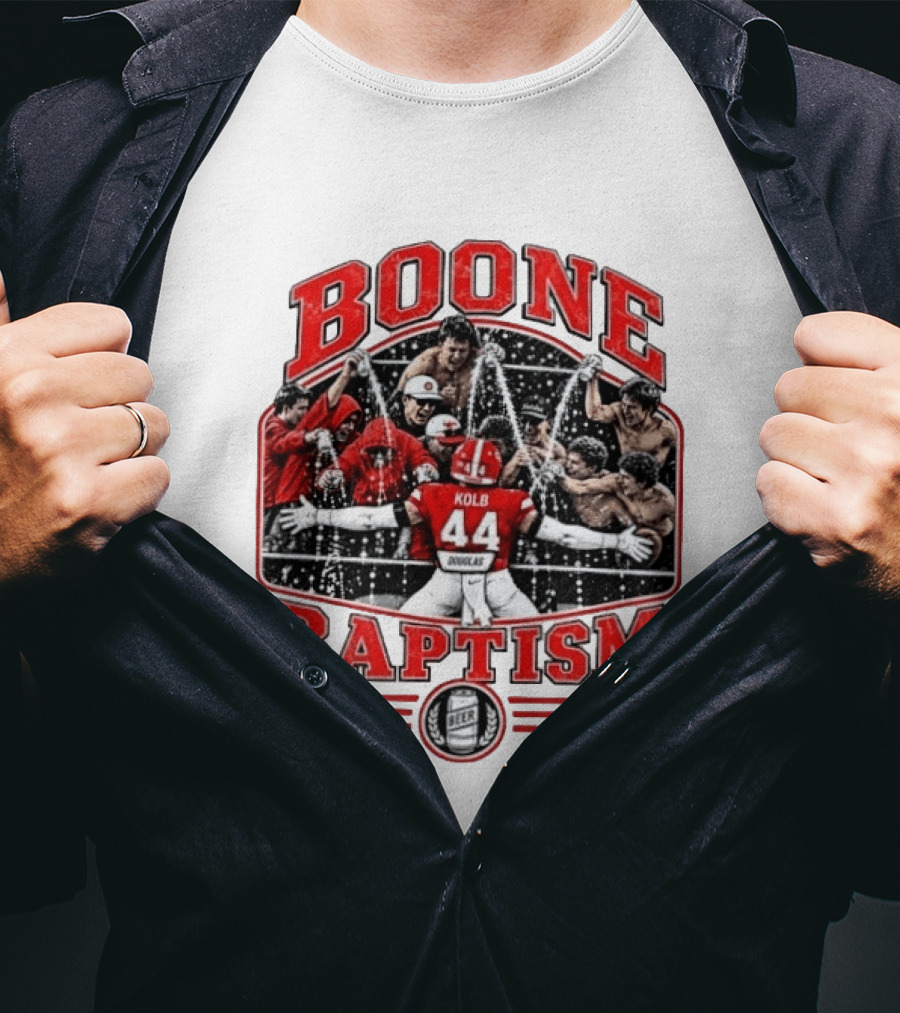 Oklahoma State Cowboys Boone Baptism Kolb 44 Football Celebration Team Spirit T-Shirt