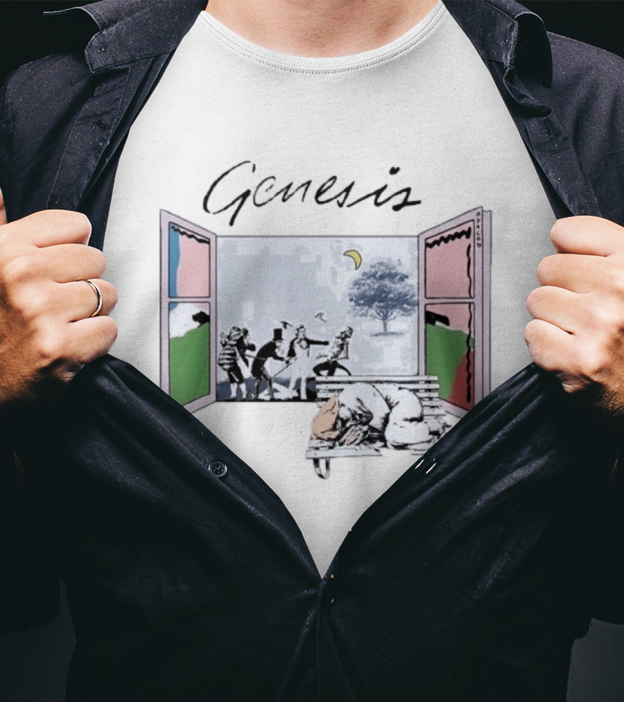 Genesis Abacab 45th Anniversary Open Window Scene T-Shirt