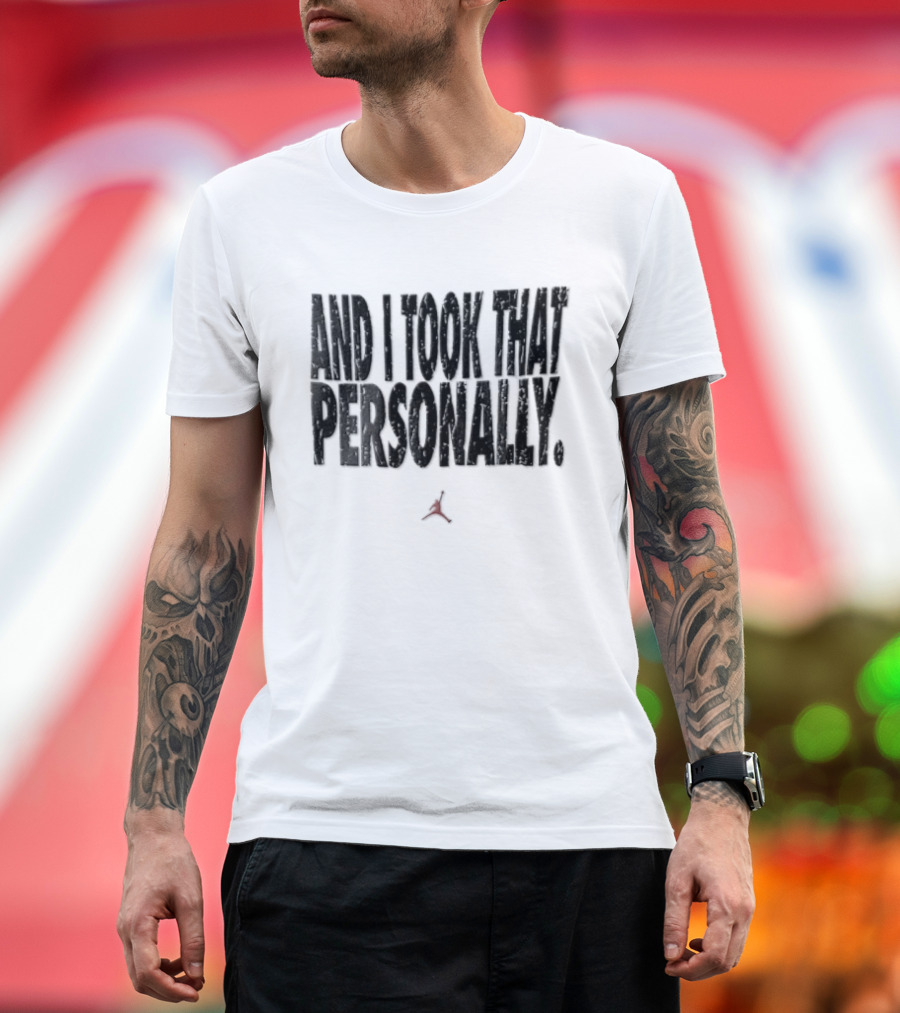 Michael I Took That Personally Distressed Jumpman T-Shirt