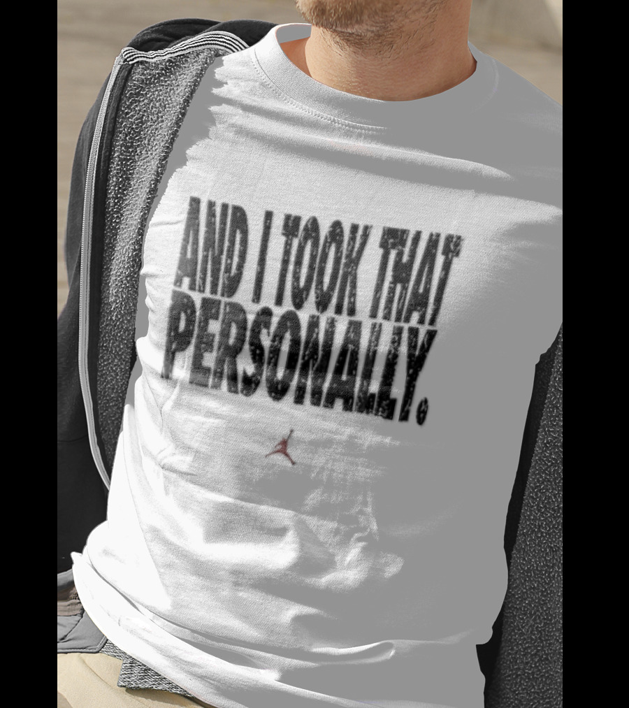 Michael I Took That Personally Distressed Jumpman T-Shirt