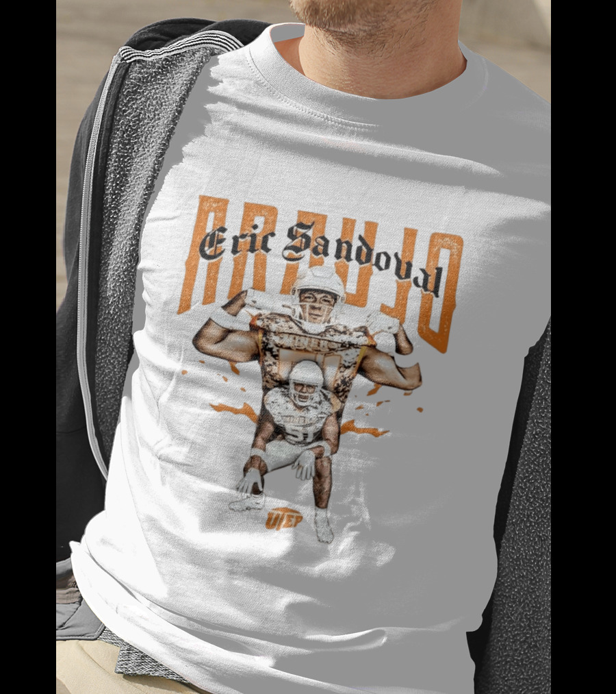 NCAA Football UTEP Eric Sandoval Araujo Collage T-Shirt