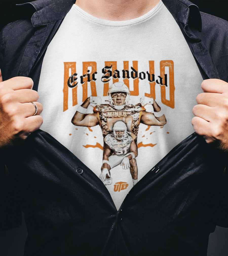 NCAA Football UTEP Eric Sandoval Araujo Collage T-Shirt