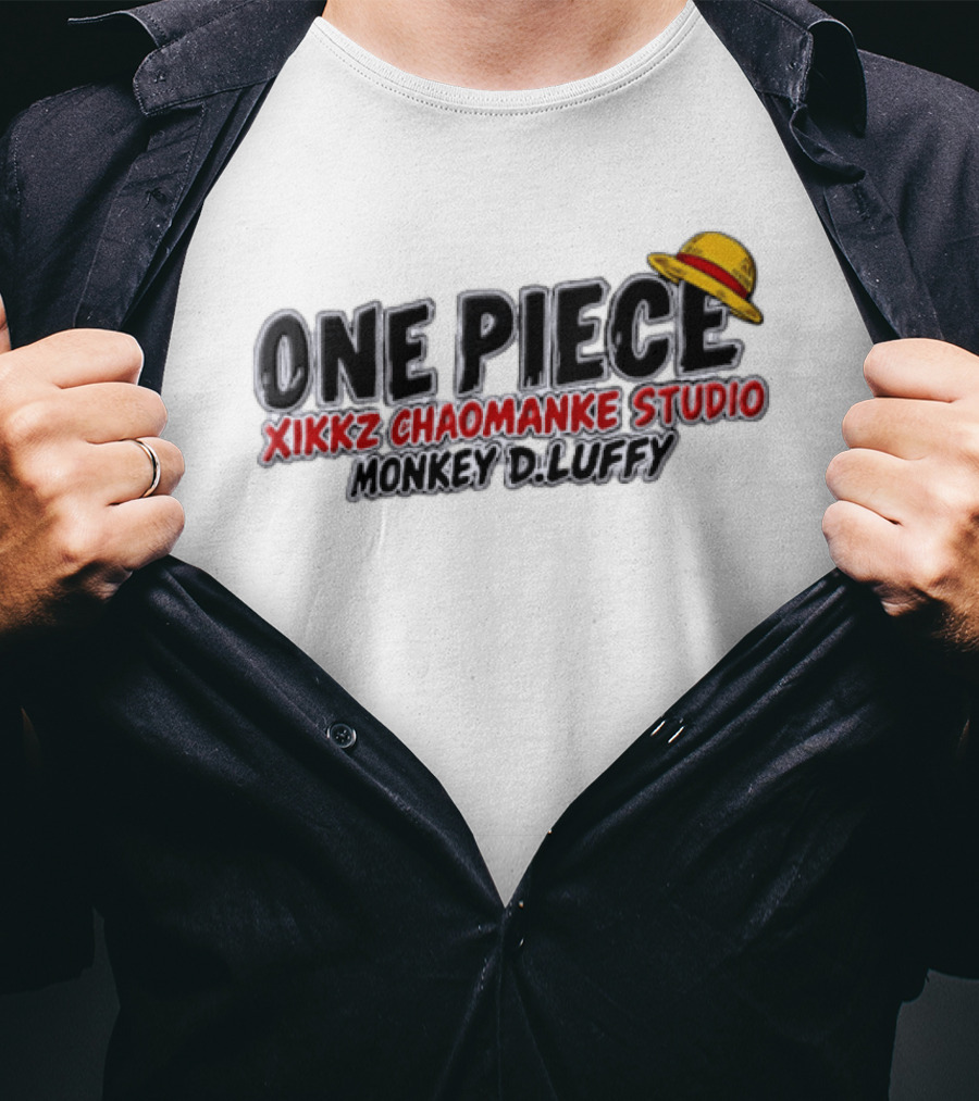 One Piece Xikkz Chaomanke Studio Monkey D Luffy Straw Hat T-Shirt
