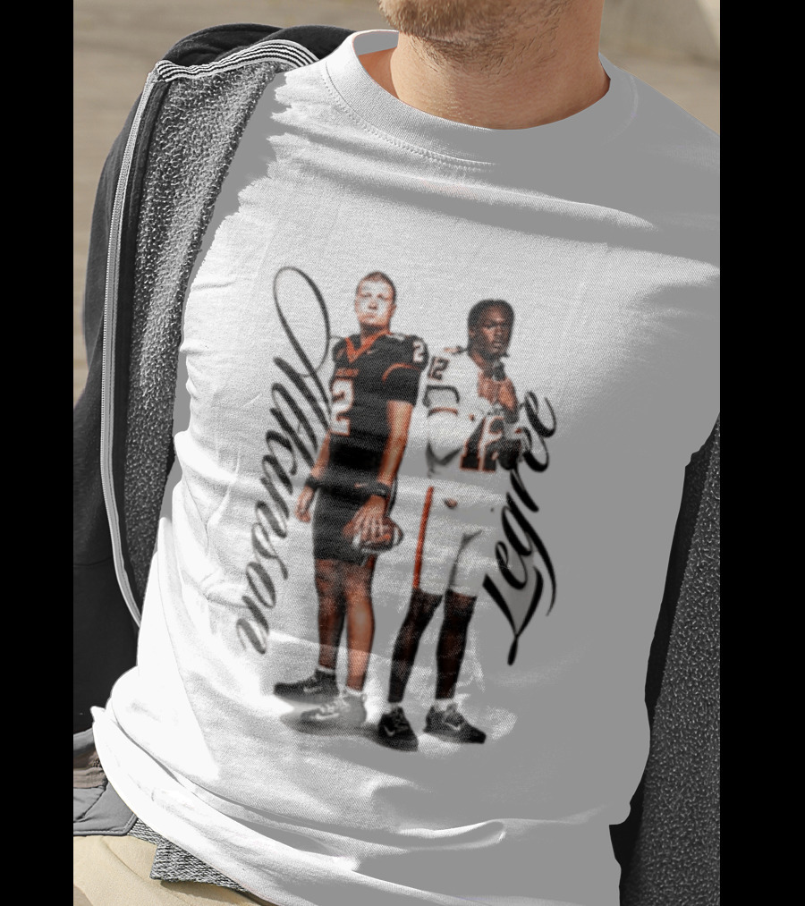 Oregon State Beavers Atkinson Legree Football Players Uniforms T-Shirt